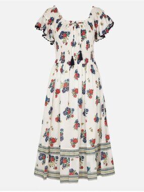 Tory Burch Meadow Folly Cotton Voile Dress - Size S